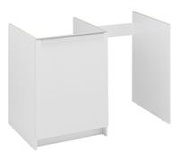 Meuble bas kitchenette CLASSIK 100cm 1 porte avec niche pour réfrigérateur MODERNA ABCE100D05