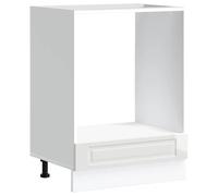 Meuble Bas pour cuisine - BEST-HOME - Armoire à four Porto - Blanc brillant - bois d'ingénierie 3_9669579