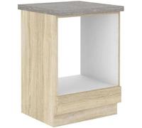 BigBuy Home Meuble pour Four Lassen Chêne 60 x 51,6 x 85 cm