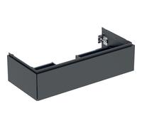 Meuble bas pour lavabo Geberit ONE 1 tiroir L105cm P47cm Noir mat - GEBERIT 505.074.00.8