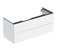 Meuble bas pour lavabo Geberit ONE 2 tiroirs L120cm P47cm Blanc brillant - GEBERIT 505.265.00.1