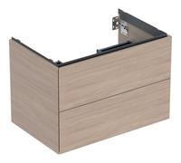 Meuble bas pour lavabo Geberit ONE 2 tiroirs L75cm P47cm Chêne - GEBERIT 505.262.00.5