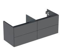Meuble bas pour lavabo Geberit ONE 4 tiroirs L135cm P47cm Gris velouté - GEBERIT 505.266.00.3
