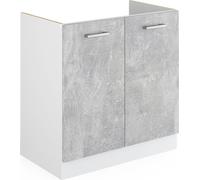 Meuble bas pour l'évier Vicco R-Line Béton 80cm avec portes, sans PT, Model 41930