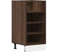 Meuble bas "Riga" Chêne brun 40 x 44,5 x 81,5 cm Bois d'ingénierie