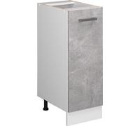 Meuble bas universel Vicco R-Line Béton 30cm avec porte, sans PT, Model 41835