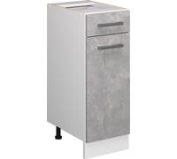 Meuble bas universel Vicco R-Line Béton 30cm avec tiroir, sans PT, Model 41751