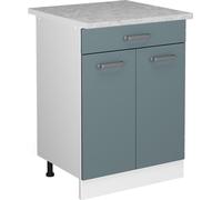 Meuble bas universel Vicco R-Line Bleu-gris 60cm avec tiroirs, Model 41921