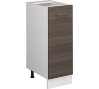 Meuble bas universel Vicco R-Line Gris 30cm avec porte, sans PT, Model 41837