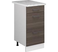 Meuble bas universel Vicco R-Line Gris 40cm avec tiroirs, Model 41794