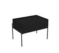 Meuble bas VitrA Equal 64107 63 x 42 cm, mural, sur pied, avec structure en chêne noir