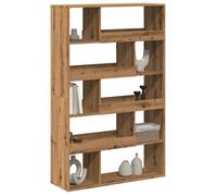 Meuble bibliothèque - Cloison de séparation - vidaXL - Chêne artisanal - bois d'ingénierie - 100 x 33 x 156,5 cm - 10 étagères| 6724