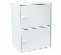 Meuble blanc à portes WERKA PRO 2 portes (54 x 40 x 29 cm)