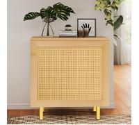 Meuble Buffet bahut bas Salon salle a manger rangement-style Scandinave - Bois naturel -L60 x P40 x H63 cm