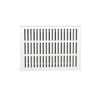 Meuble Cache Radiateur avec Étagère Supérieure Conception Antis-basculement | Grille Verticale Moderne, pour La Maison et Le Bureau, Cachent Les Tuyaux Encombrés Conception Antis-basculement(100x90x25)