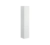 kleankin Meuble colonne rangement salle de bain 2 placards 3 étagères réglables style contemporain 30 x 28 x 152,5 cm blanc