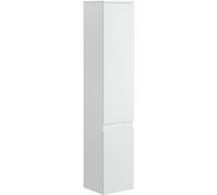 kleankin Meuble colonne rangement salle de bain 2 placards 3 étagères réglables style contemporain 30 x 28 x 152,5 cm blanc