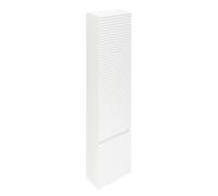 Meuble colonne suspendue salle de bain strié Savona 40,2x157x21,7 cm blanc brillant (SAVONAV40BI)