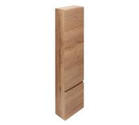 Meuble colonne suspendue salle de bain strié Savona 40,2x157x21,7 cm chêne halifax (SAVONAV40DH)