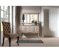 Meuble complet Buffet de luxe avec miroir Meuble en bois élégant