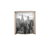 Meuble-Comptoir Bar Chêne 3 Niches 96,7 x 104,8 x 44,9 cm - New York 500 - L 96.7 x l 44.9 x H 104.8 cm
