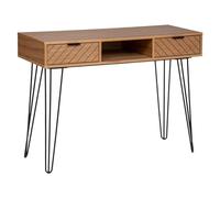 Meuble Console 2 tiroirs en Bois et Métal H 78.5 cm - Atmosphera
