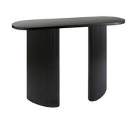 Meuble Console Forme Ovale et Pieds Effet cannelé L 120 x H 80 cm - Atmosphera