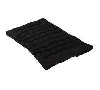 Meuble Cosy Futon 2 Places Portable Matelas Pliable, 135x190x10cm, Noir