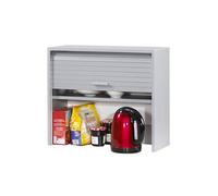 Meuble Cuisine Alu 1 Rideau 1 Etagère Largeur 60 H 53.6 P 25 cm - L 60 x l 25 x H 53.6 cm