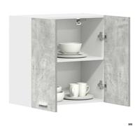 Meuble cuisine,charge 65 kg,Design mural,Moderne - Armoire murale cuisine gris béton 60x31x60cm - bois d'ingénierie 980418