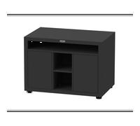 Meuble cuisine extérieure noir pour cuisson xl 110 x 70 cm - le marquier