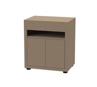 Le Marquier Meuble de cuisine extérieure MC80PTAE22 avec tablette 80 x 55 cm Taupe