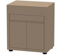 Meuble de cuisine extérieure LE MARQUIER AVEC TIROIR 80X55CM TAUPE MC80PTIE22