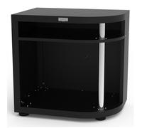 Meuble cuisson arrondi pour cuisine extérieure Le Marquier côté droit - Noir