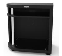 Meuble cuisson arrondi pour cuisine extérieure Le Marquier côté gauche - Noir