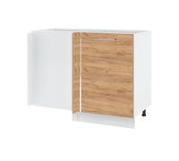 Meuble d'angle bas Bellissi Chene 1 porte L 110 cm - Cuisineandcie