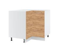 Meuble d'angle bas Bellissi Chene 2 portes L 90/90 cm - Cuisineandcie