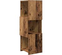 Meuble d'angle Bois ancien 30,5x30x95cm Bois d'ingénierie