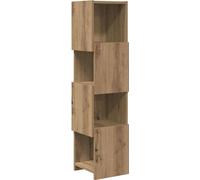 Meuble d'angle Chêne artisanal 25,5x25x102cm Bois d'ingénierie