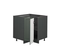 Meuble d'angle Fame-Line, 80.5cm, PT Chêne, Vert Or Campagne/Anthracite, Vicco 45549