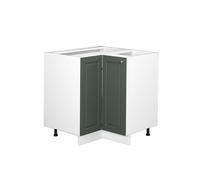 Meuble d'angle Fame-Line, 80.5cm sans PT, Vert Or Campagne/Blanc, Vicco 38023