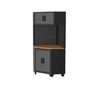 Meuble d'angle Gris Anthracite pour Armoires Atelier Modulable Combo VIACGC