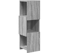 Meuble d'angle Gris Sonoma 25,5x25x80cm Bois d'ingénierie