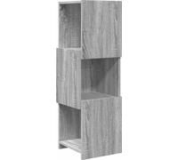 Meuble d'angle Gris Sonoma 30,5x30x95cm Bois d'ingénierie