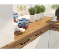 Meuble d'angle supérieur de cuisine 30 cm ZHILAN - chêne lancelot