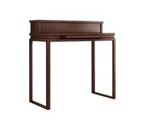 Meuble d'autel Hommage à l'encens de style chinois for maison moderne | Table de Bouddha d'autel haut et bas en noyer noir(Grand)