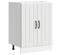 Meuble de base de lavabo Lucca blanc bois d ingénierie