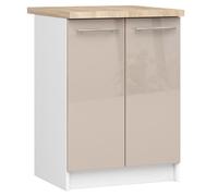 Akord Meuble bas de cuisine 2 portes - Blanc