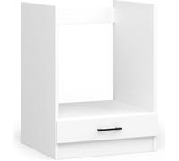 Meuble de cuisine bas / Armoire de four AKORD S60 à four OLIWIA modulable Blanc 60 cm 1 porte couleur Blanc 1 étagère 60x55x82 cm