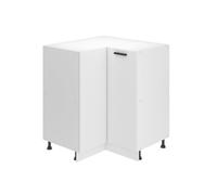 Meuble de Cuisine - BELINI - SNP - Blanc Mat - 90x90x82 cm - 1 Porte - Design Contemporain